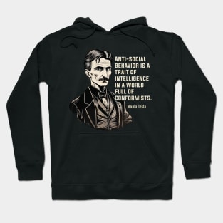 Nikola Tesla - Visionary Inventor and Scientist Hoodie